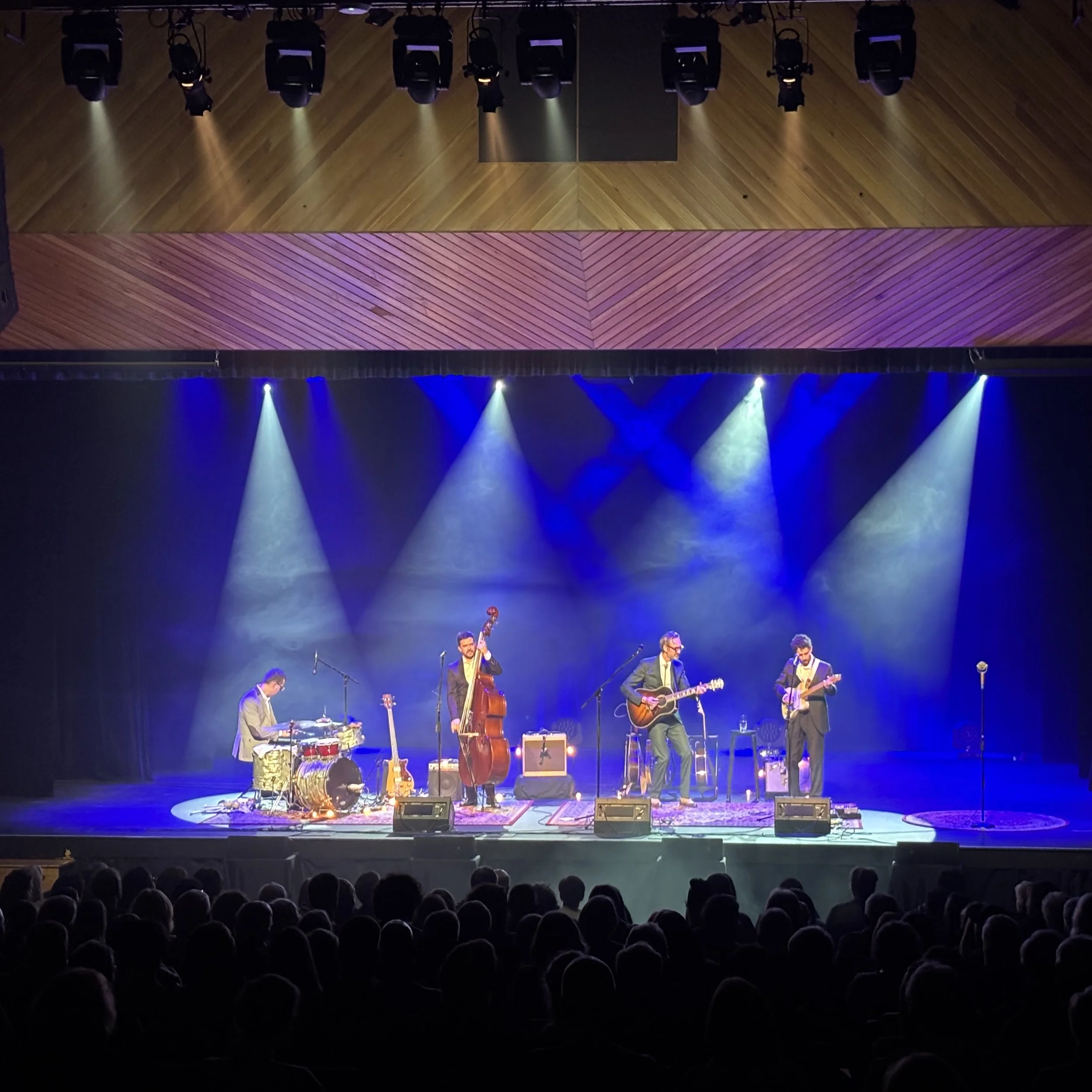David Myles (MP) performing with band at Riverview Arts Centre in Riverview, NB, Canada.