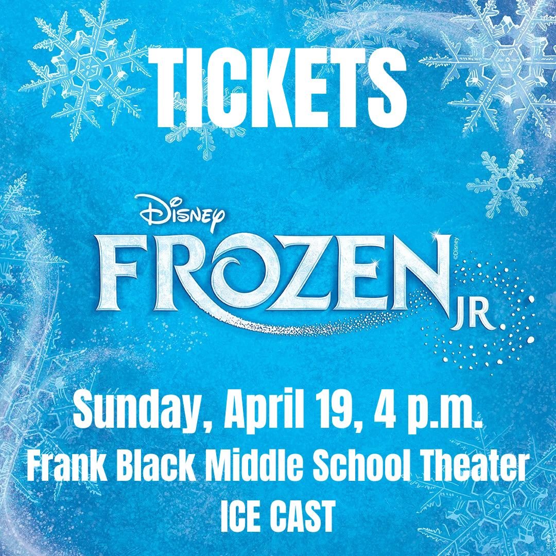 Sunday, April 19 - 4 p.m. - "Frozen Jr." Tickets (Ice Cast)