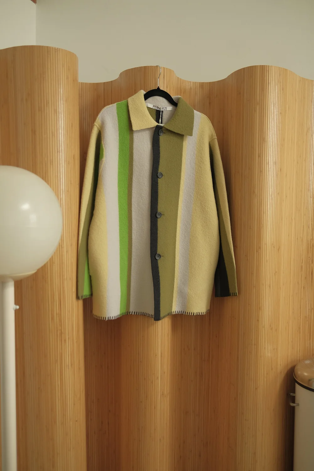 perverze ジャケットCrash Tweed V Collar Coat Perverze jacket — Shop Vivid