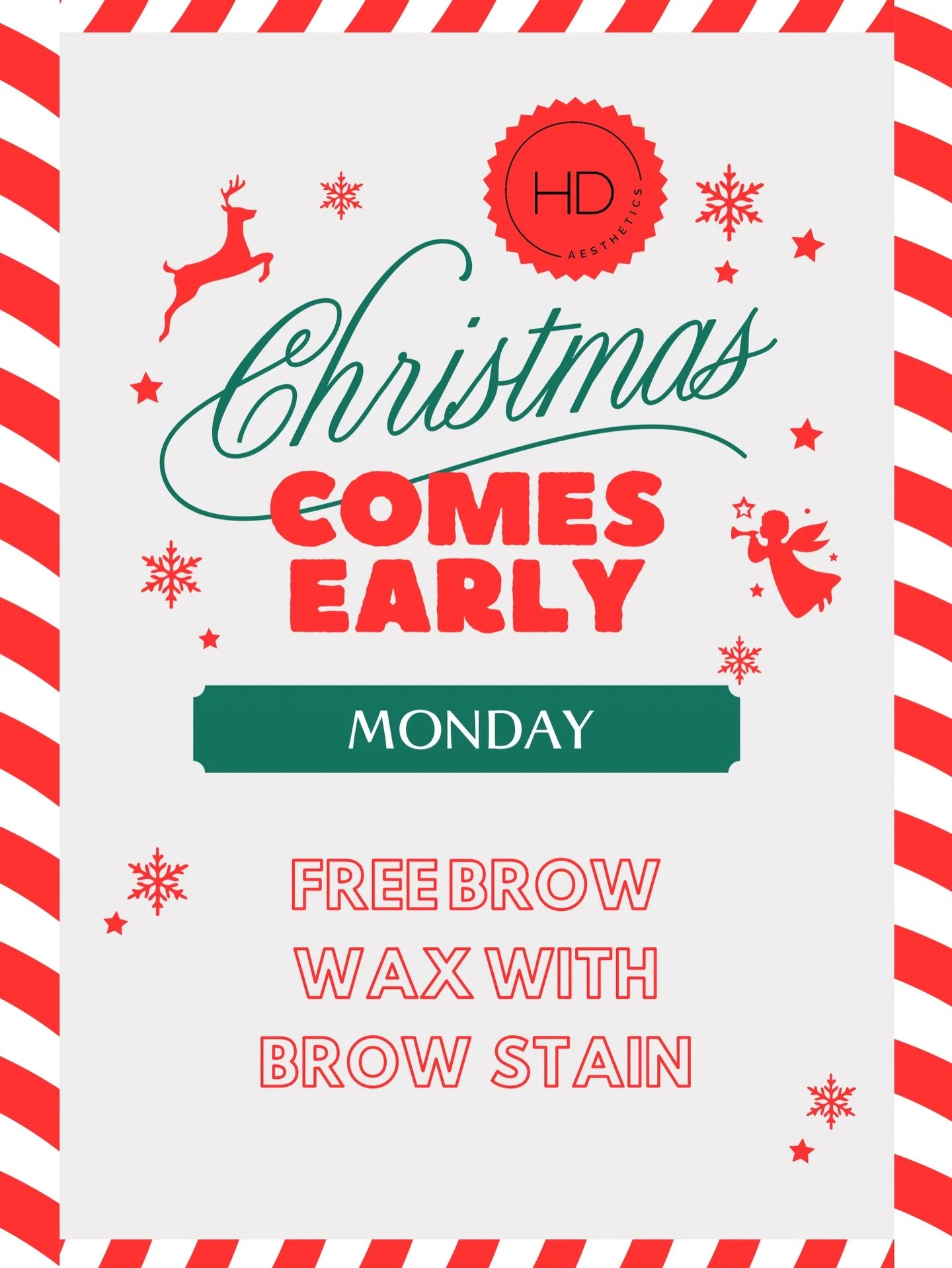 **🎁 Christmas comes early at HD Aesthetics! ✨
Get ready to unwrap exclusive holiday deals on your favorite treatments &amp; products.

🎄 Each day Dec 8&ndash;12 &amp; Dec 15&ndash;19, we&rsquo;ll be revealing a new special you won&rsquo;t want to m