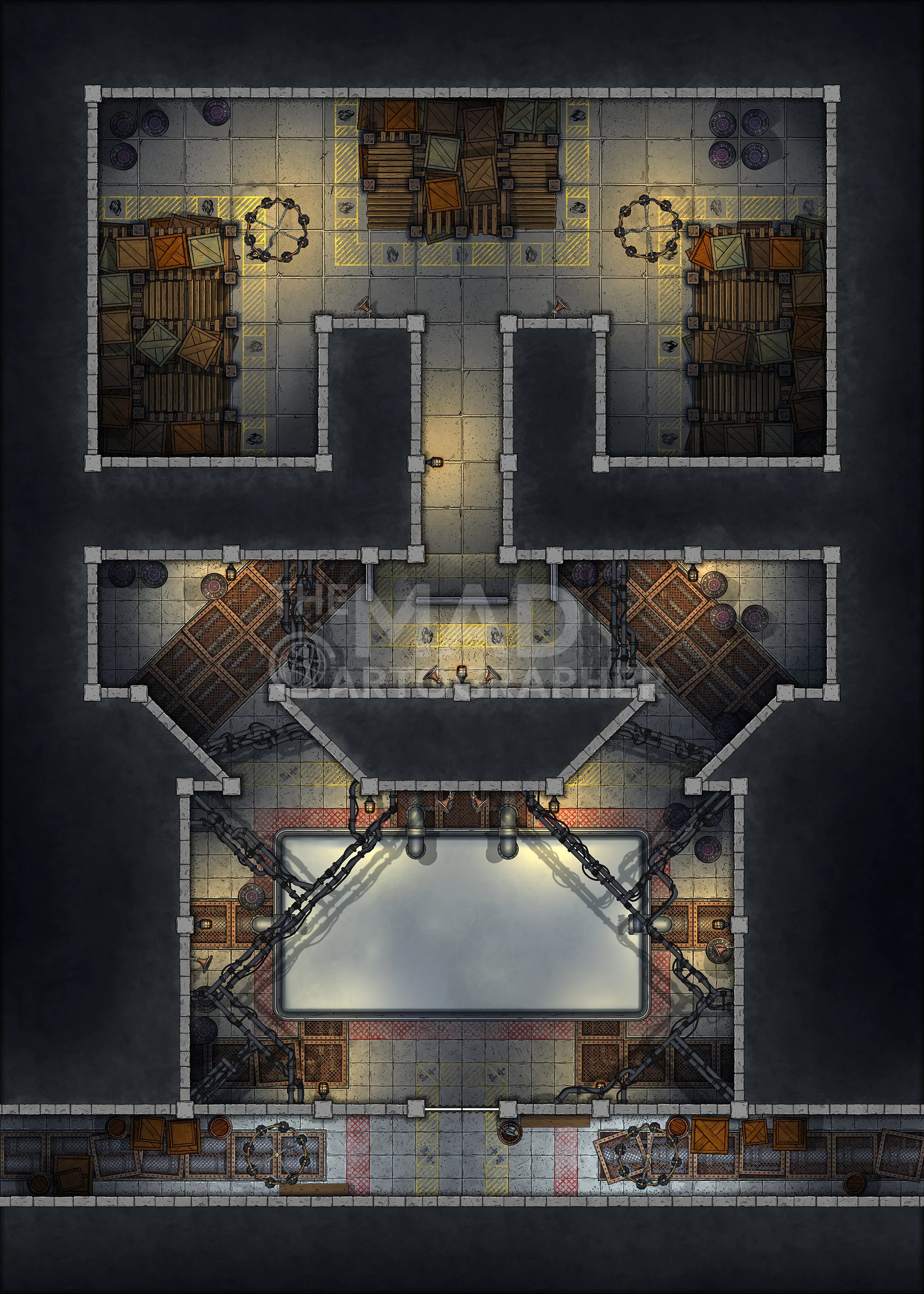 BLUEPOWDER CACHE | 20x28 | A secure storage facility for an extremely volatile material.