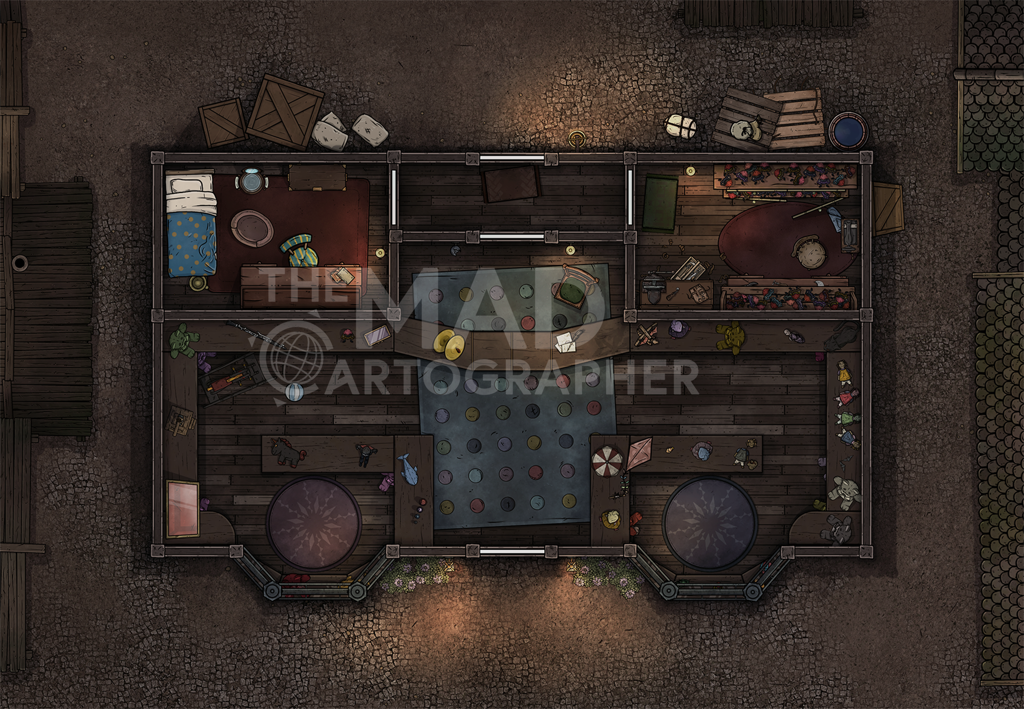 ⭐ BLINKSY'S TOY SHOP (VALLAKI) | 13x09 | A bizarre toy store filled with unsettling creations and cheerful oddities. [🌓 Night & Day Variants]