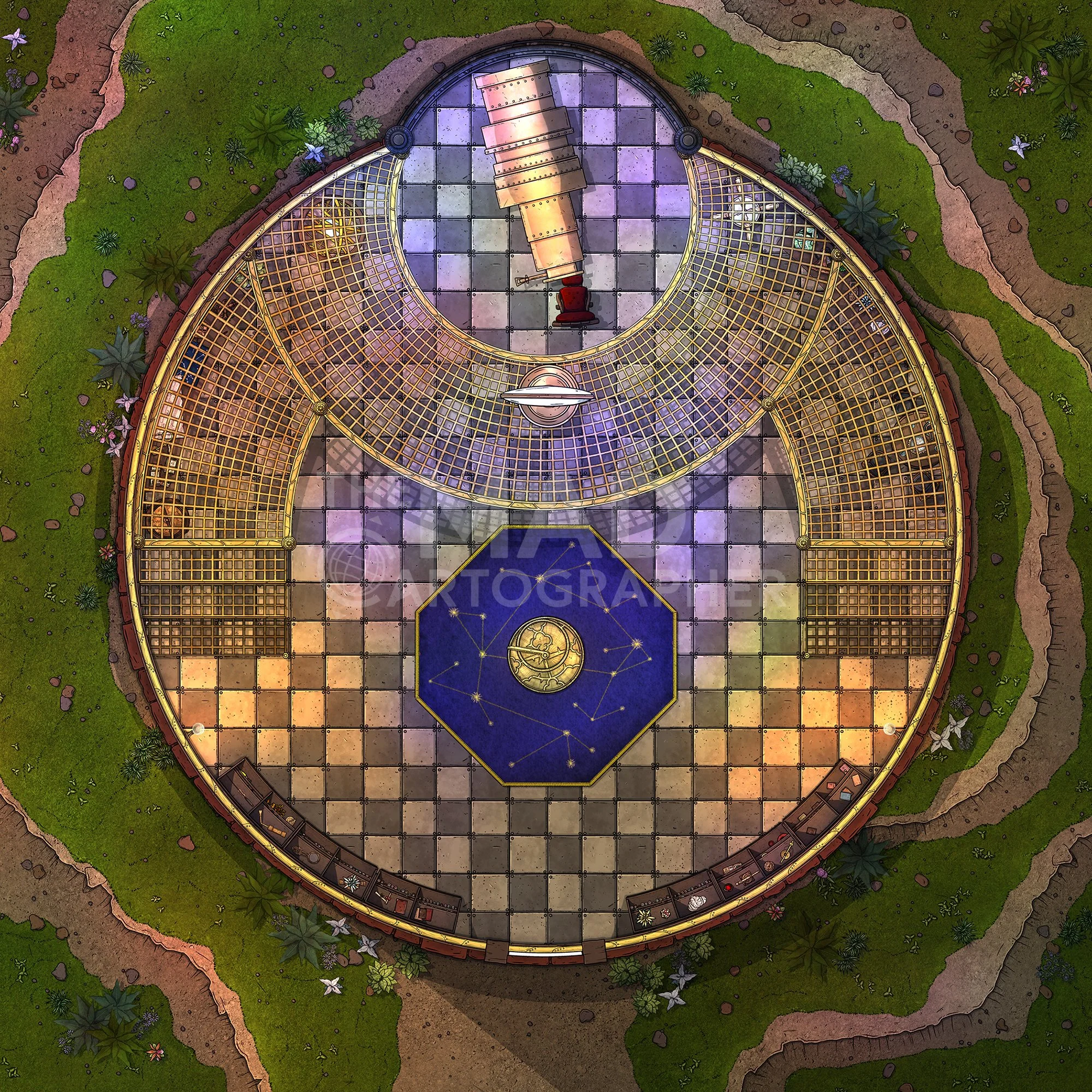 OBSERVATORY | 15x15 | A specialised facility where the cosmos can be viewed through innovative devices. [🌓 Night & Day Variants]