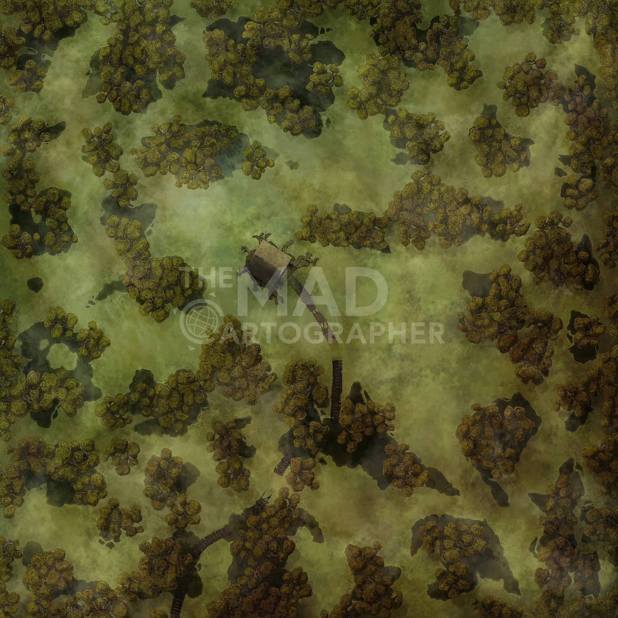⭐ BABA'S SWAMP (BEREZ) | 50x50 | A deadly marshland ruled by Baba Lysaga and her twisted creations. [🌓 Night & Day Variants] [🪑 Asset Variants]