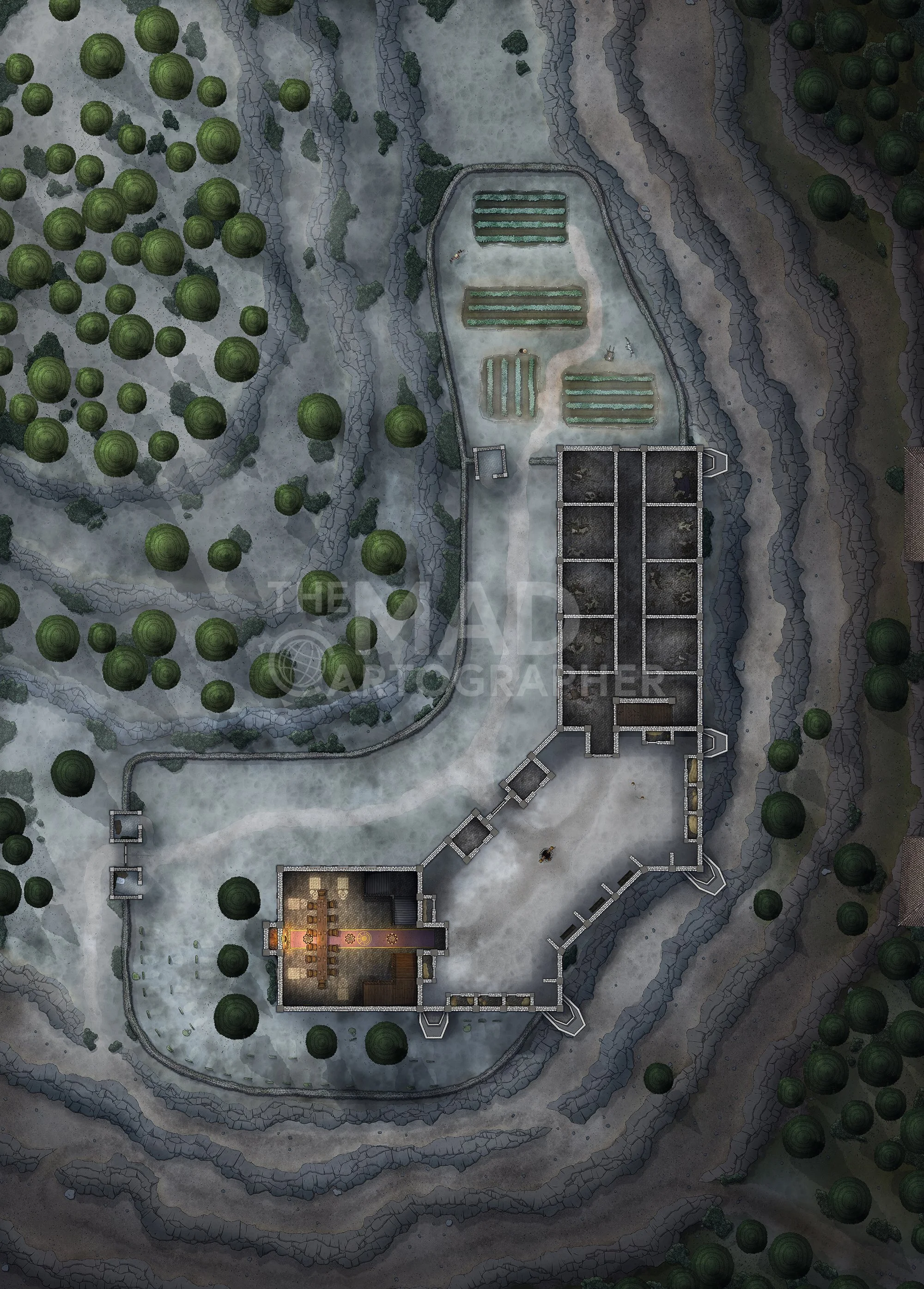 [FREE] ABBEY OF SAINT MARKOVIA | 66x92 | A once-holy sanctuary twisted by the Abbot’s misguided pursuit of perfection. [🌓 Night & Day Variants] [🏨 Multi-floor Map]