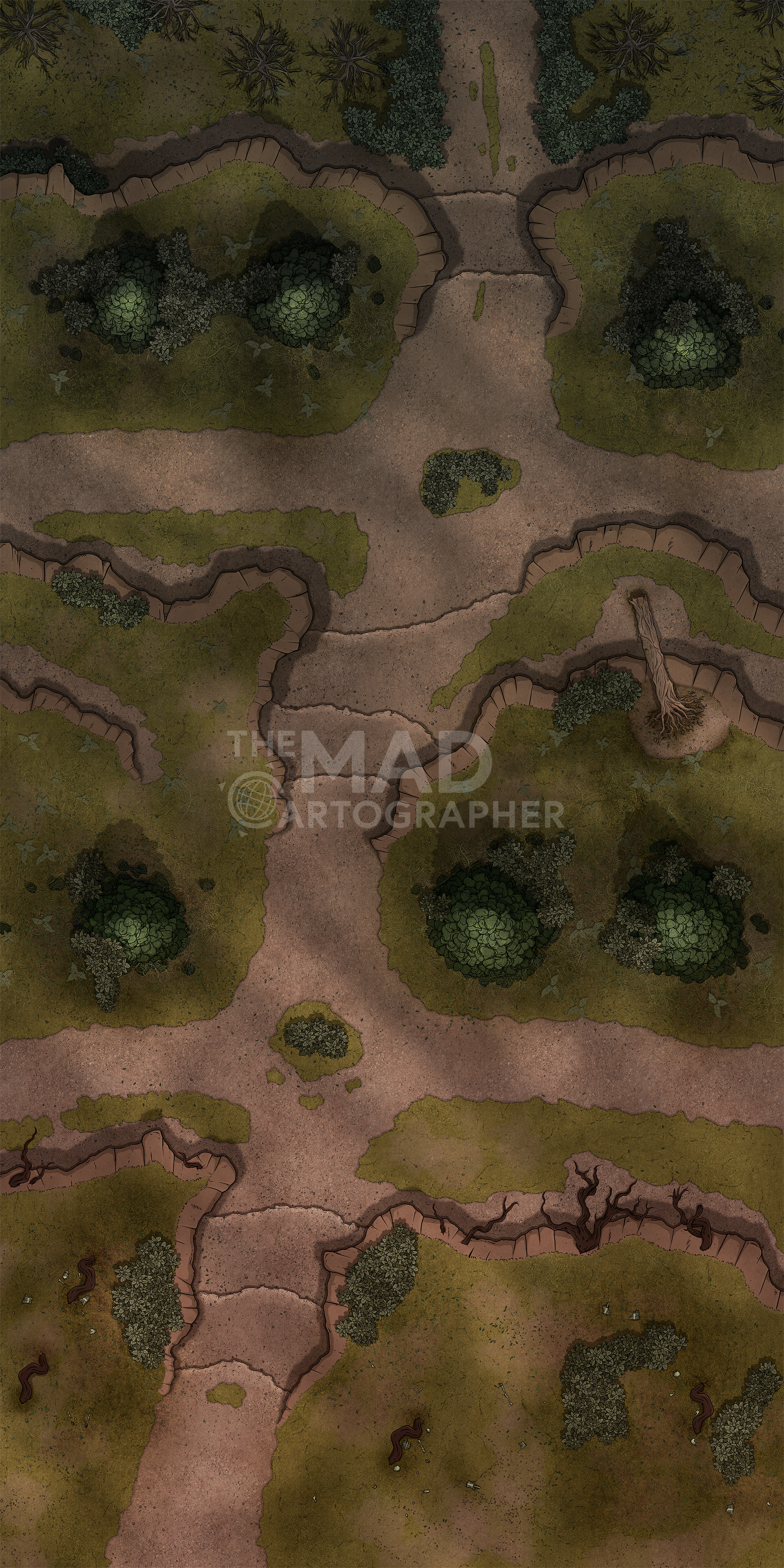 ⭐ YESTERHILL CAIRNS | 20x40 | Ancient stone mounds marking the graves and rituals of forgotten druids. [🌓 Night & Day Variants]