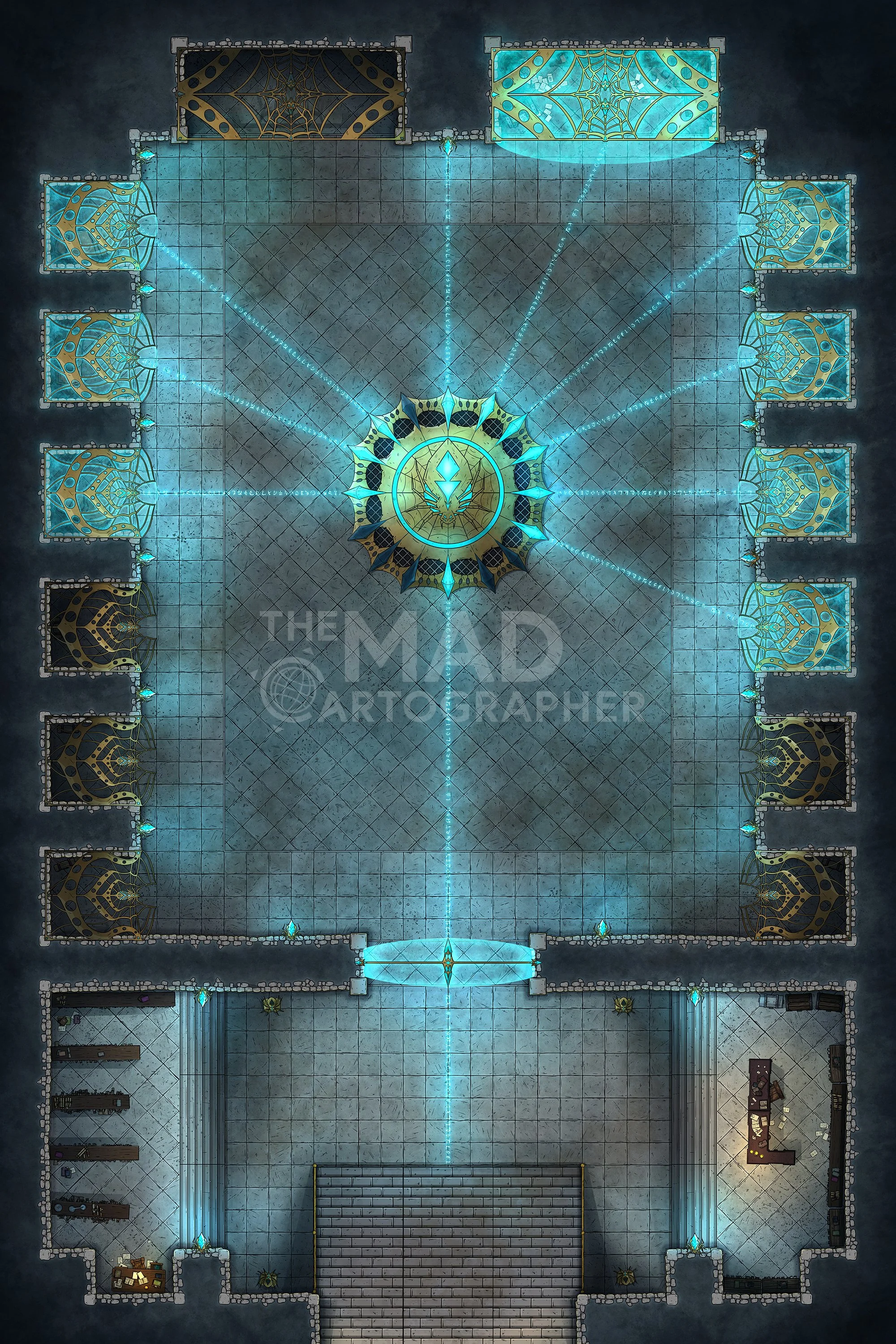 SPELLHOLD | 20x30 | A magical prison for restraining and supressing powerful arcane perpetrators.