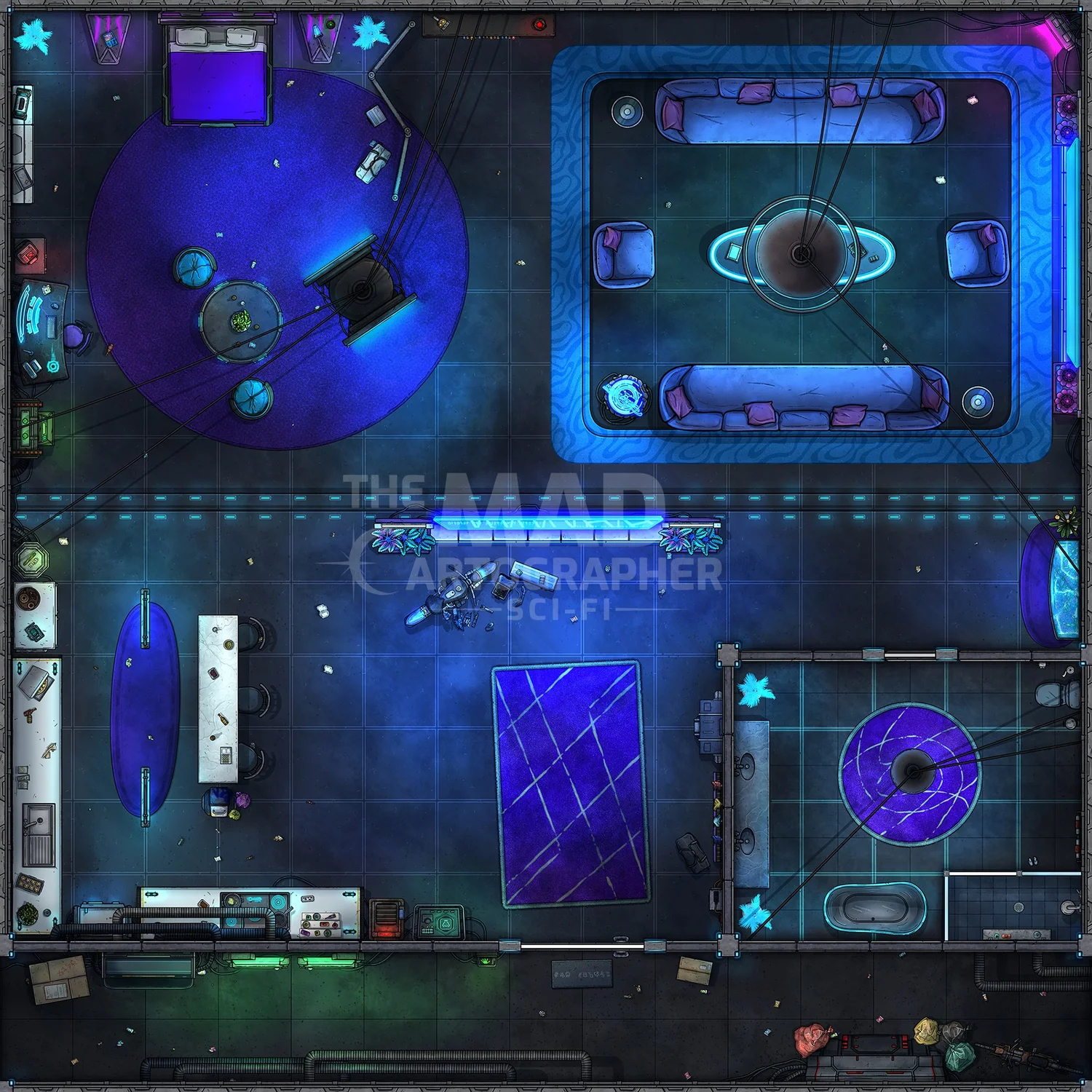 Cyberpunk Apartment