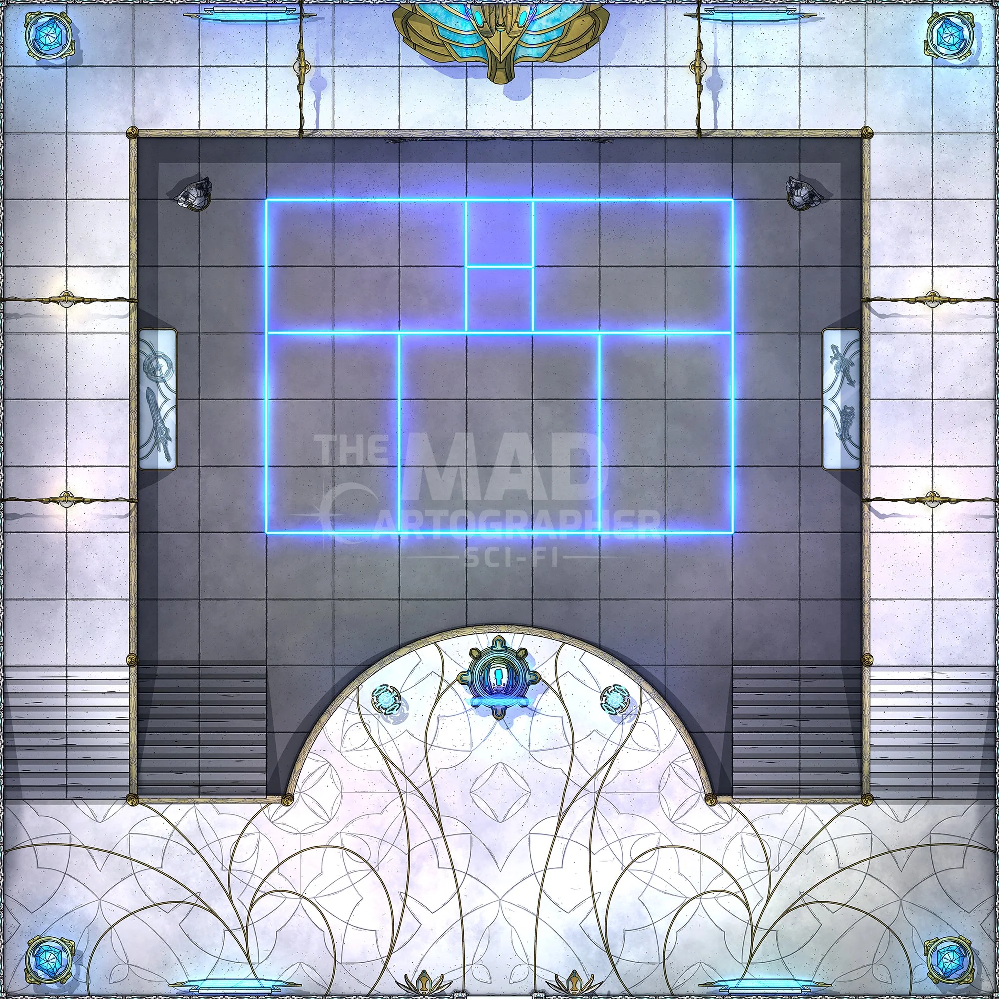 DOJO | 15x15 | A training dojo for intense physical and mental advancement for agents hoping to serve the empire in martial matters. [🪑 Asset Variants]