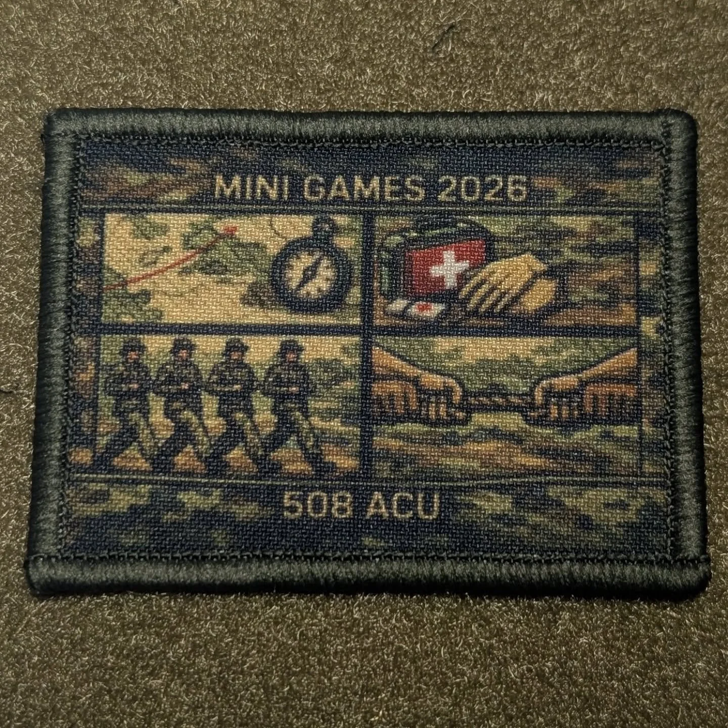 Patch for 508ACU Karratha's minigames event. Go you little warriors!

#AAC #waaac #allin #patchweasel
