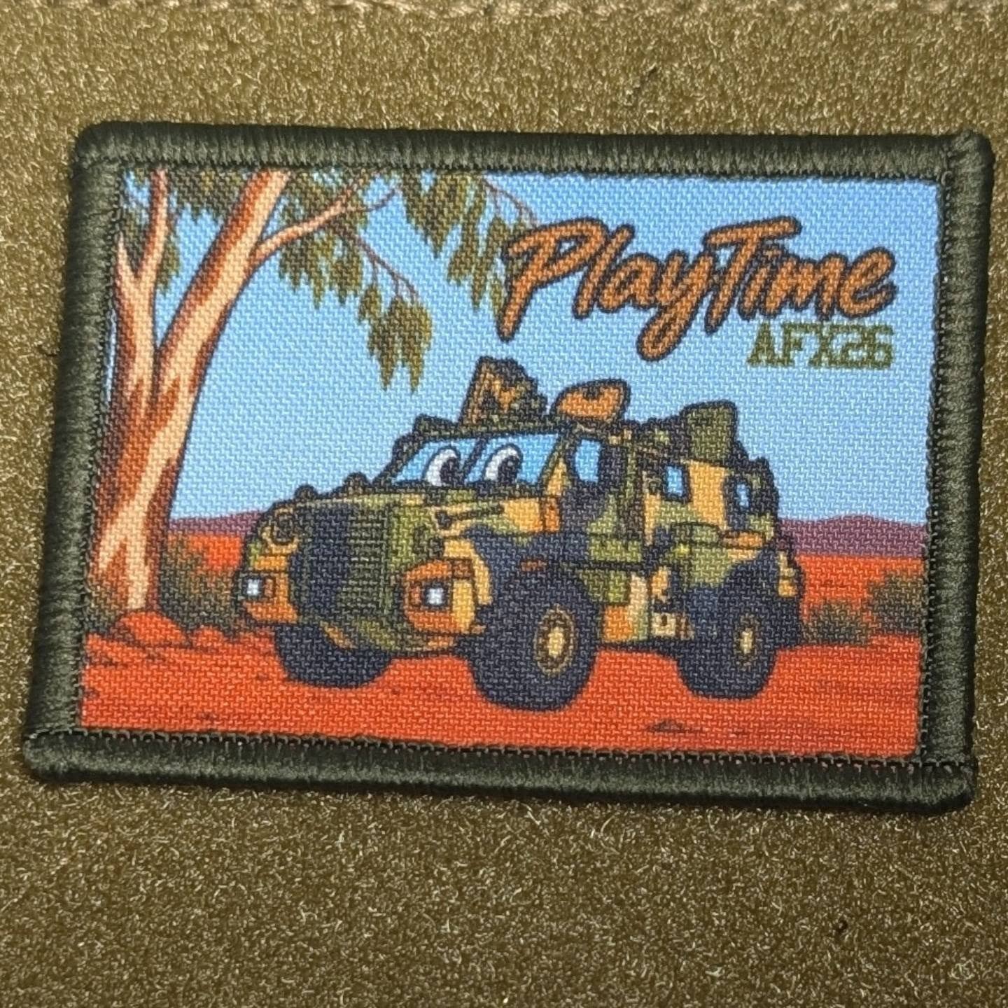 Western Australia's, Australian Army Cadets needed a ride for their Annual Field Exercise. Playtime's Magical Battle Bus never fails to deliver.

@armycadetsaust 

#AAC #allin #ausnavycadets #aafc #patchweasel