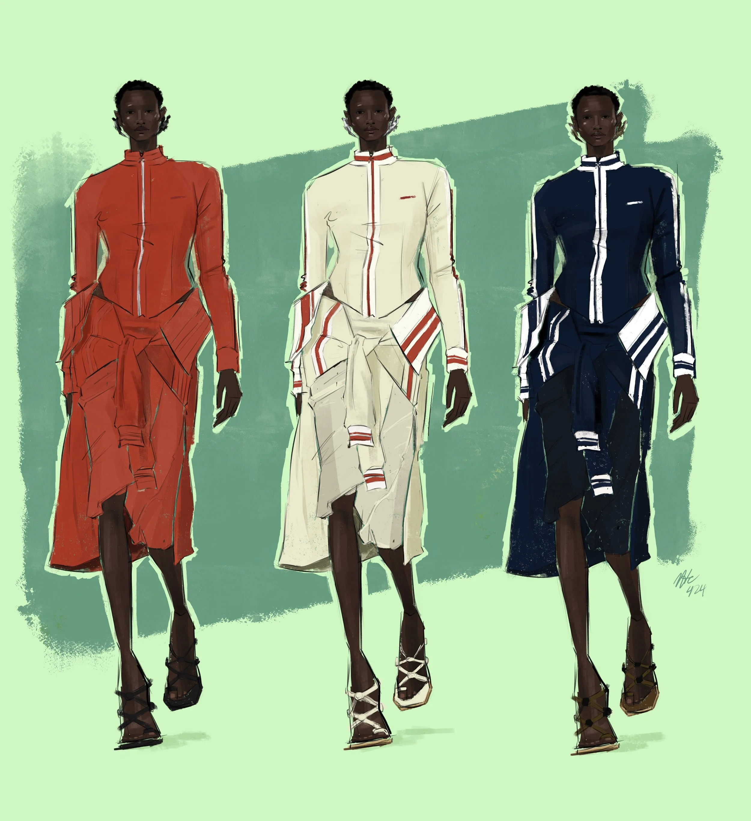 OFF WHITE SS25 Illustration