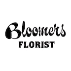 Logo for Bloomers Florist with floral design elements