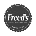 Logo for Freed's Bakery & Dessert Shop, featuring a circular design with the shop's name and the text 'Since 1959'.