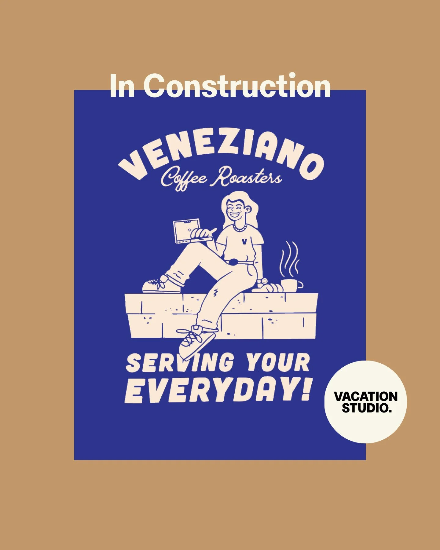 Something bold is brewing in Perth ☕💙 We&rsquo;ve partnering with Veneziano Coffee Roasters to design their new training + event space. Currently under construction &mdash; and we can&rsquo;t wait to reveal how this electric blue vision comes to lif