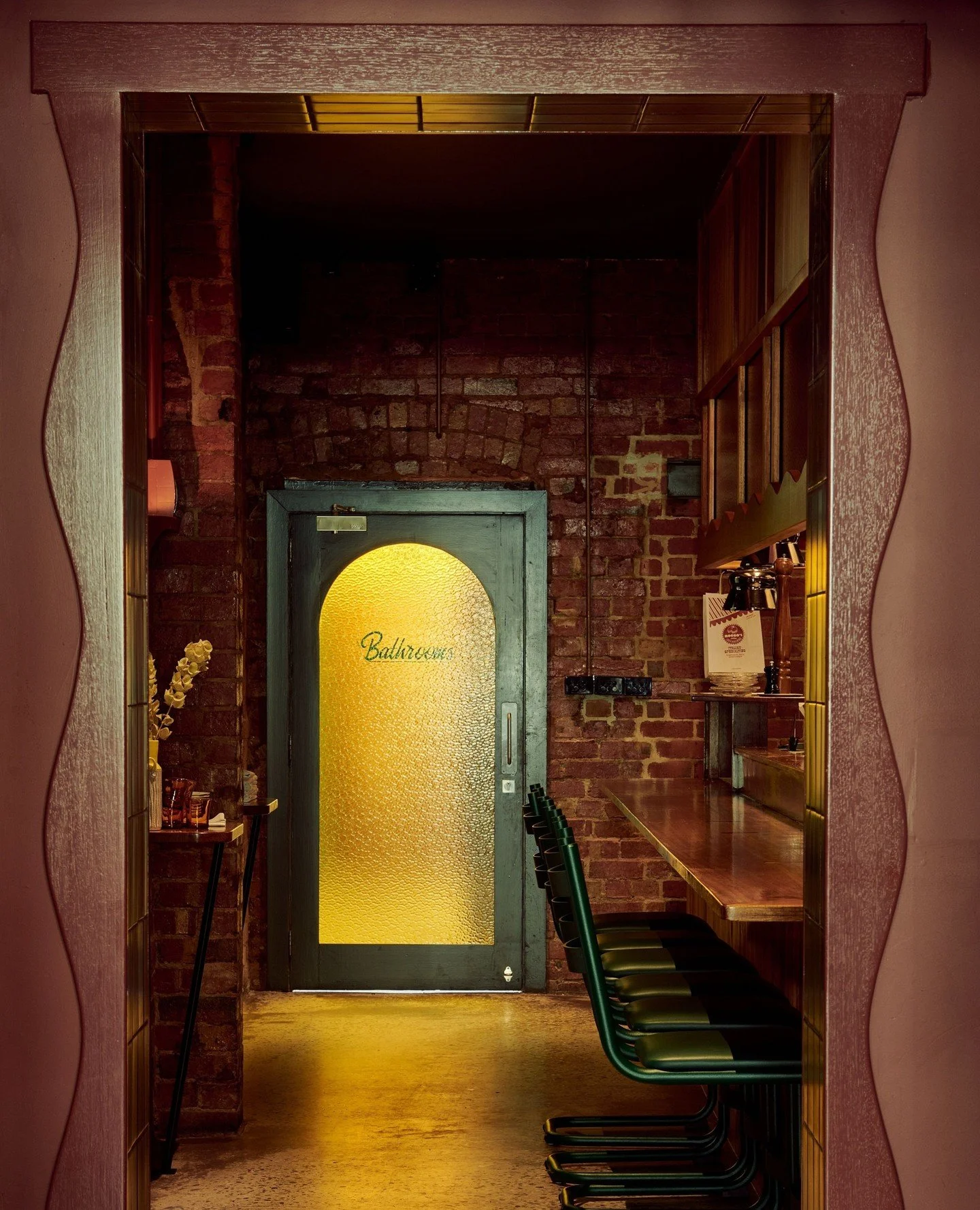 Mood set, details locked in 🍷 @roccos.bologna⁠
⁠
Location: Fitzroy, VIC⁠
Client: @roccos.bologna⁠
Photo: @eugenehyland⁠
Collab: @studiocoandco⁠