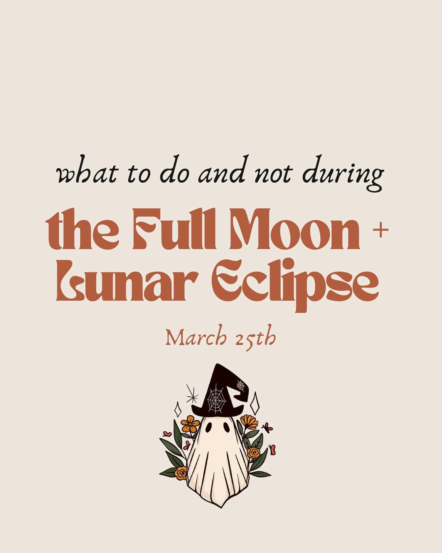 Are you ready for the big day, Full Moon + Lunar Eclipse? 🌙✨

How are you going to spend the night of this intense magickal portal? 💫

Swipe until the end to find out a couple of activities I highly advised to be fully energetically prepared! 
&bul