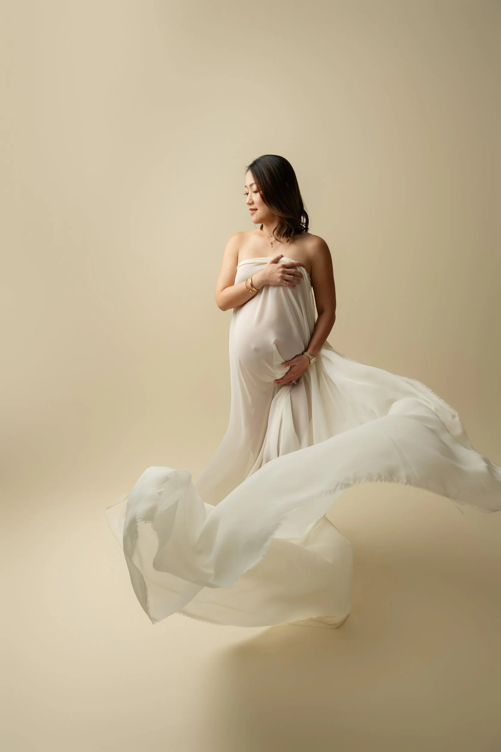 flowy maternity photoshoot singapore