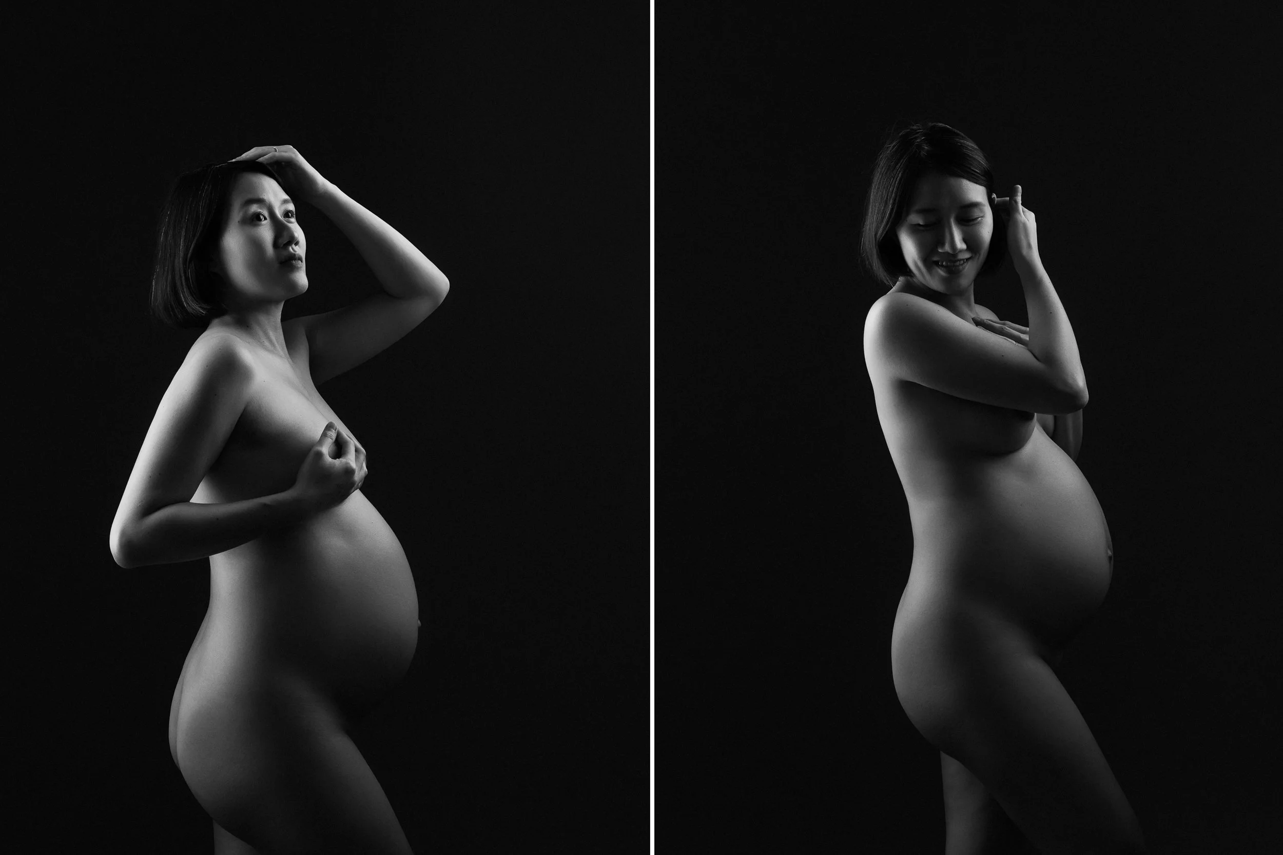 Nude Maternity Photoshoot singapore