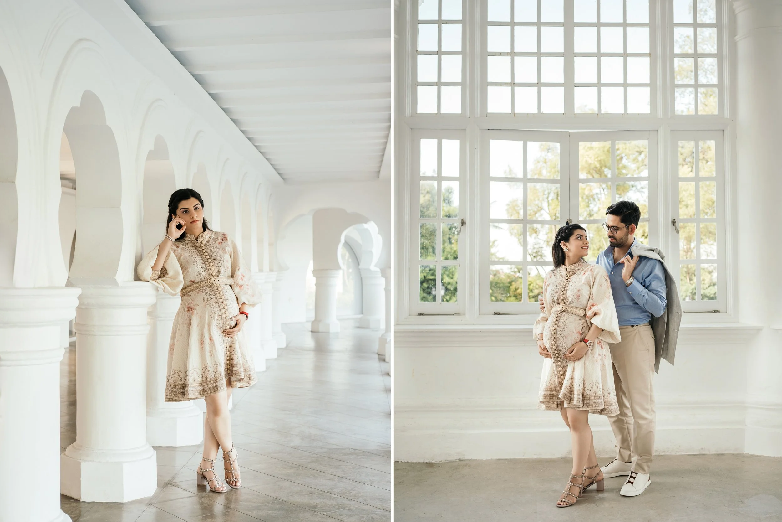 Outdoor Maternity photoshoot singapore botanic gardens