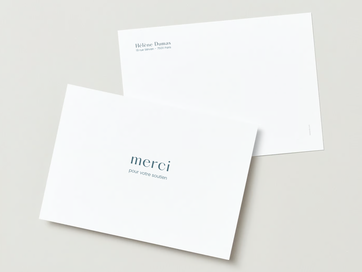 Carte de Remerciements "Soutien"