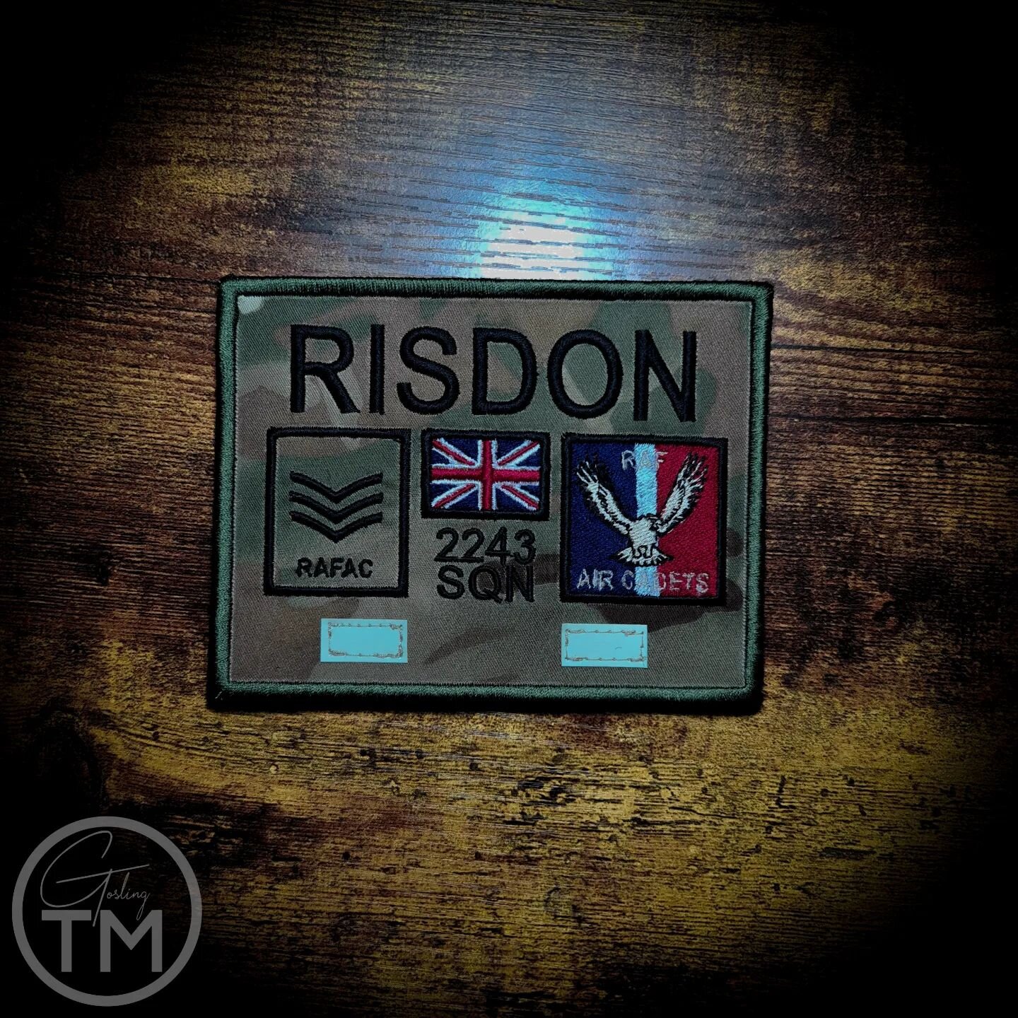 RISDON

Check out this Sgt ZAP made for @2243basildonsquadronrafac .

We look forward to seeing it in use, delivering training to the Cadets of Essex!

#GoslingTM #Tactical #Merchandise #Military #Custom #Smallbusiness #GBbusiness #ZAP #RAFAC #ACF #S