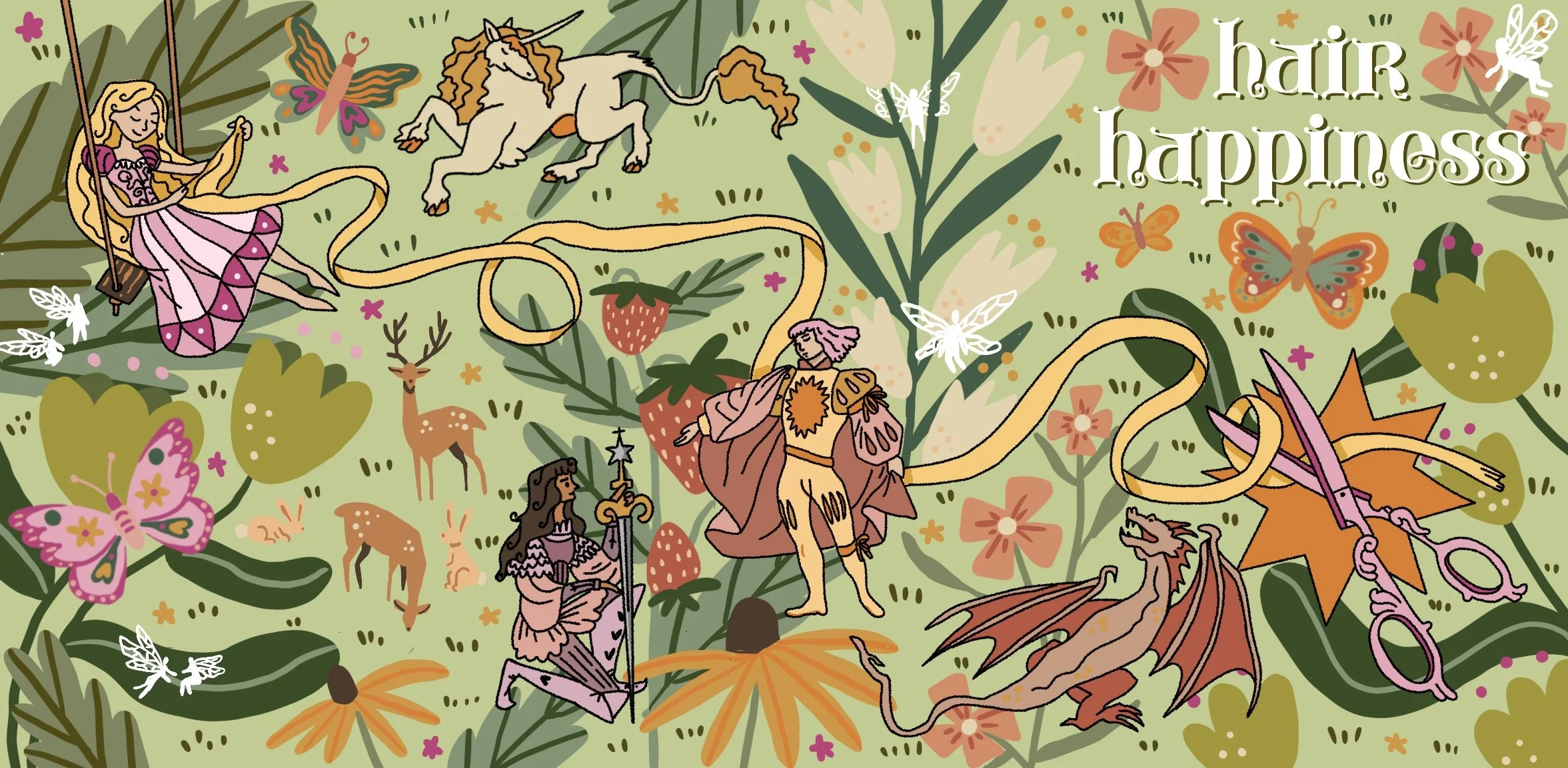 Mural For Hair Happiness