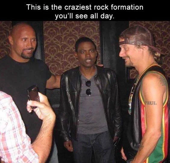 Unlikely Rock Formation