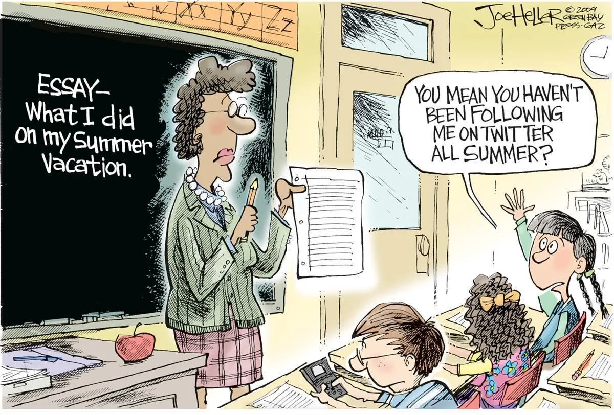 What I Did On Summer Vacation (Twitter)