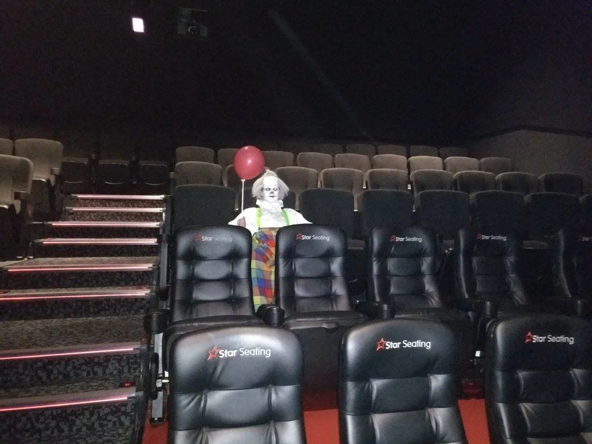 Clowning Around In Movie Theater