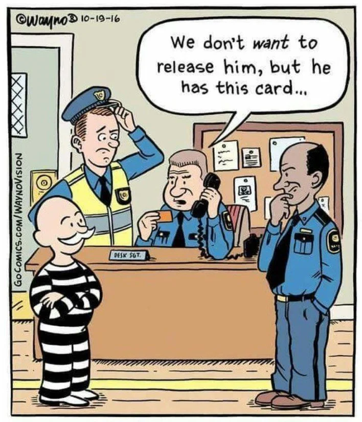 "Get Out Of Jail Free" Card Has Police Officers Perplexed