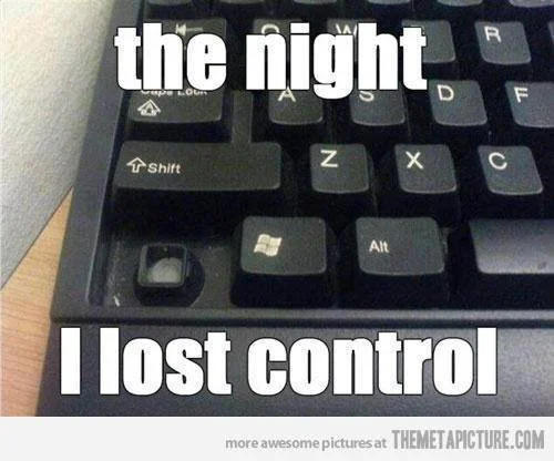 The Night I Lost Control
