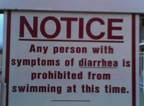 Diarrhea Notice