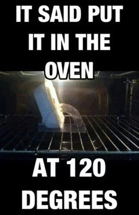 Bake at 120 Degrees