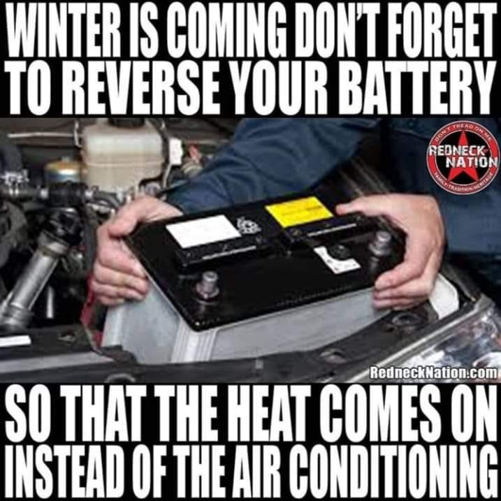 Winter Is Coming, Reverse Your Battery
