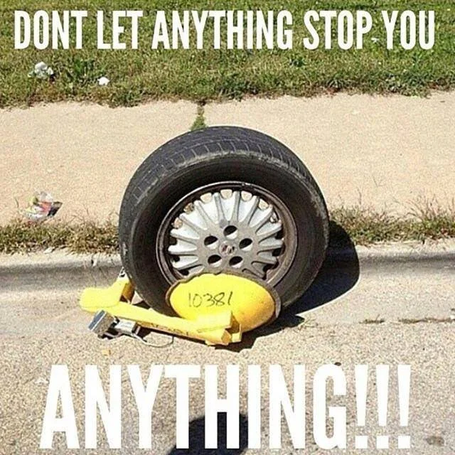 Don't Let Anything Stop You ... Anything!