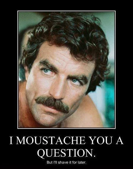 Mustache You Question