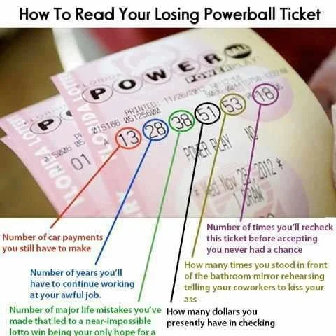 Losing Powerball Ticket