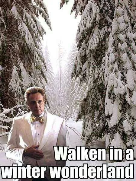 Walken in a Winter Wonderland
