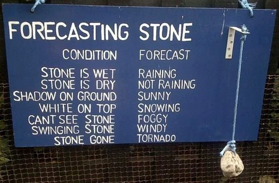Weather Forecasting Stone