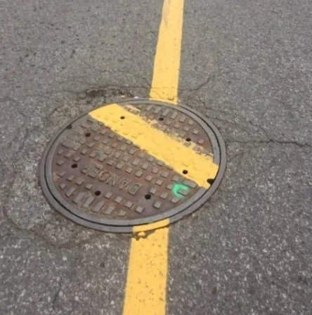 Manhole Cover Misaligned