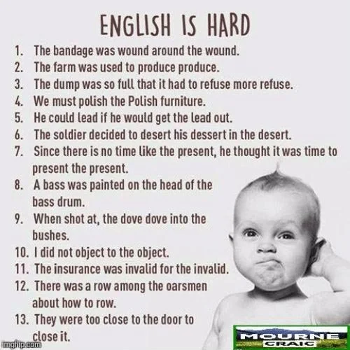 English Is Hard