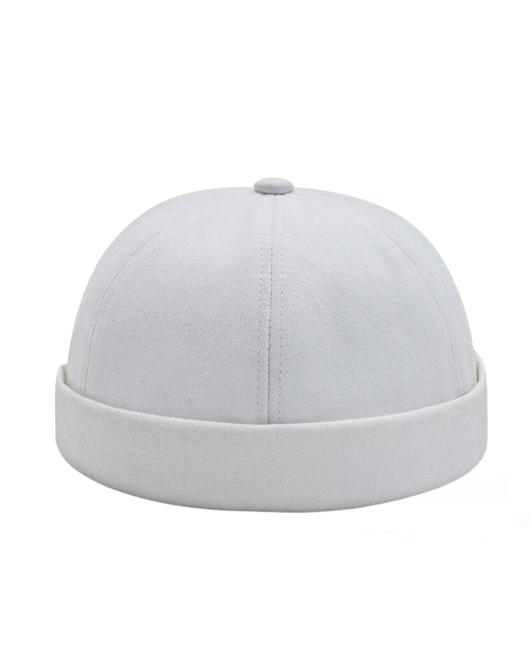 white beanie