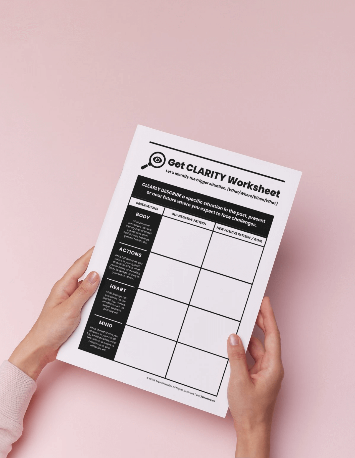FREE DOWNLOAD: Get CLARITY Worksheet | Achieve Clarity Today – Download ...