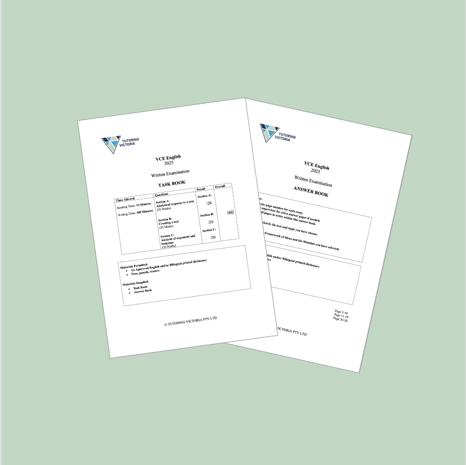 VCE English Mock Exam