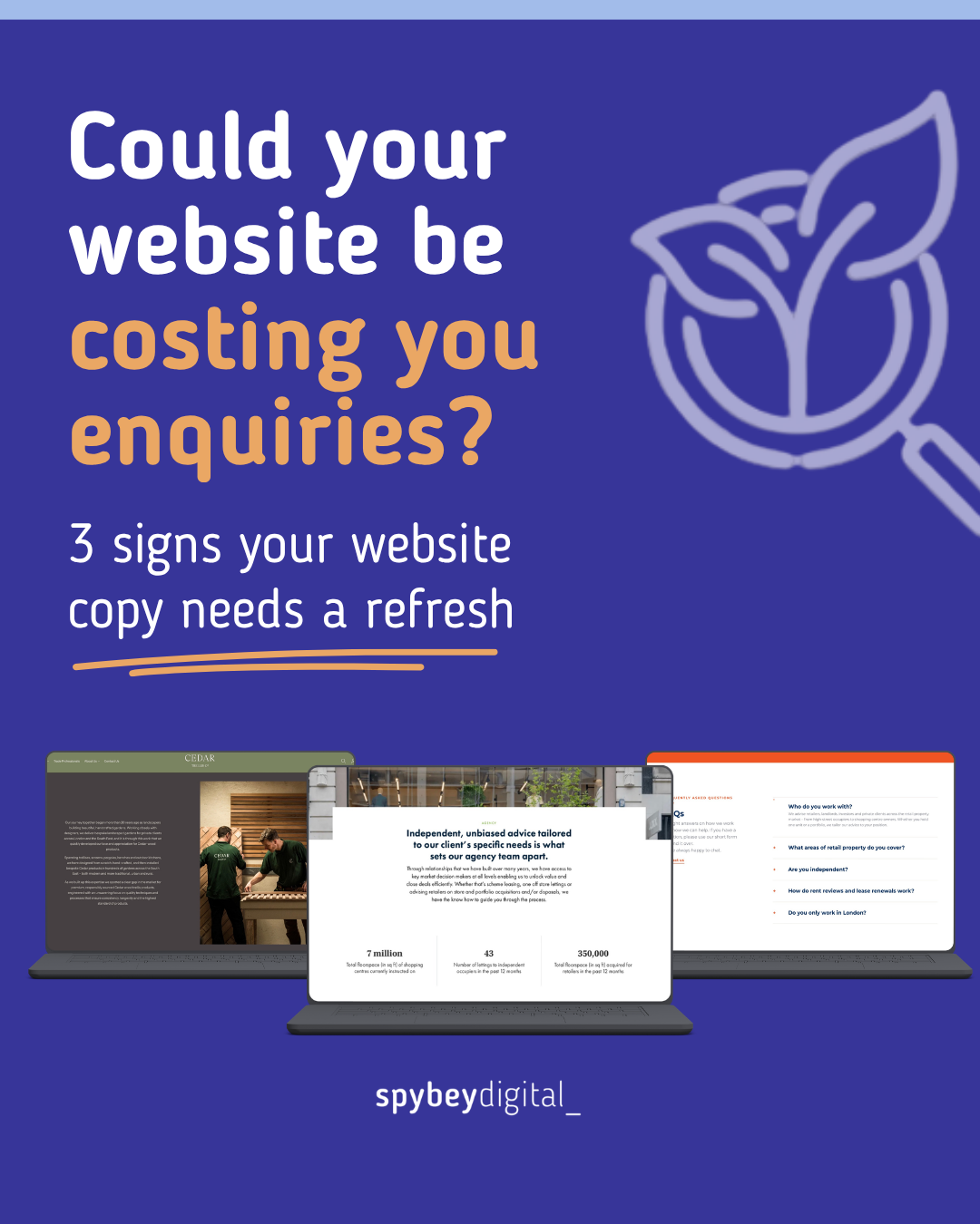 Your website could be costing you valuable leads…and you probably wouldn’t even know it.