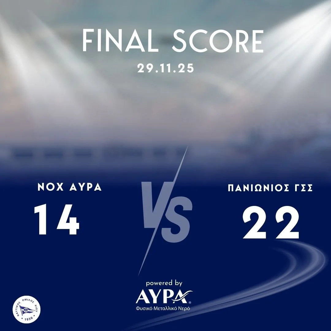 ΝΟ Χίου ΑΥΡΑ – Πανιώνιος ΓΣΣ 14–22