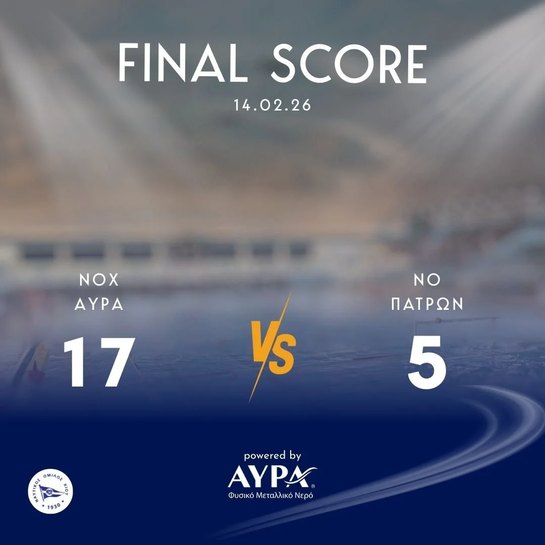 Nίκη με 17–5 επί του Ν.Ο. Πατρών