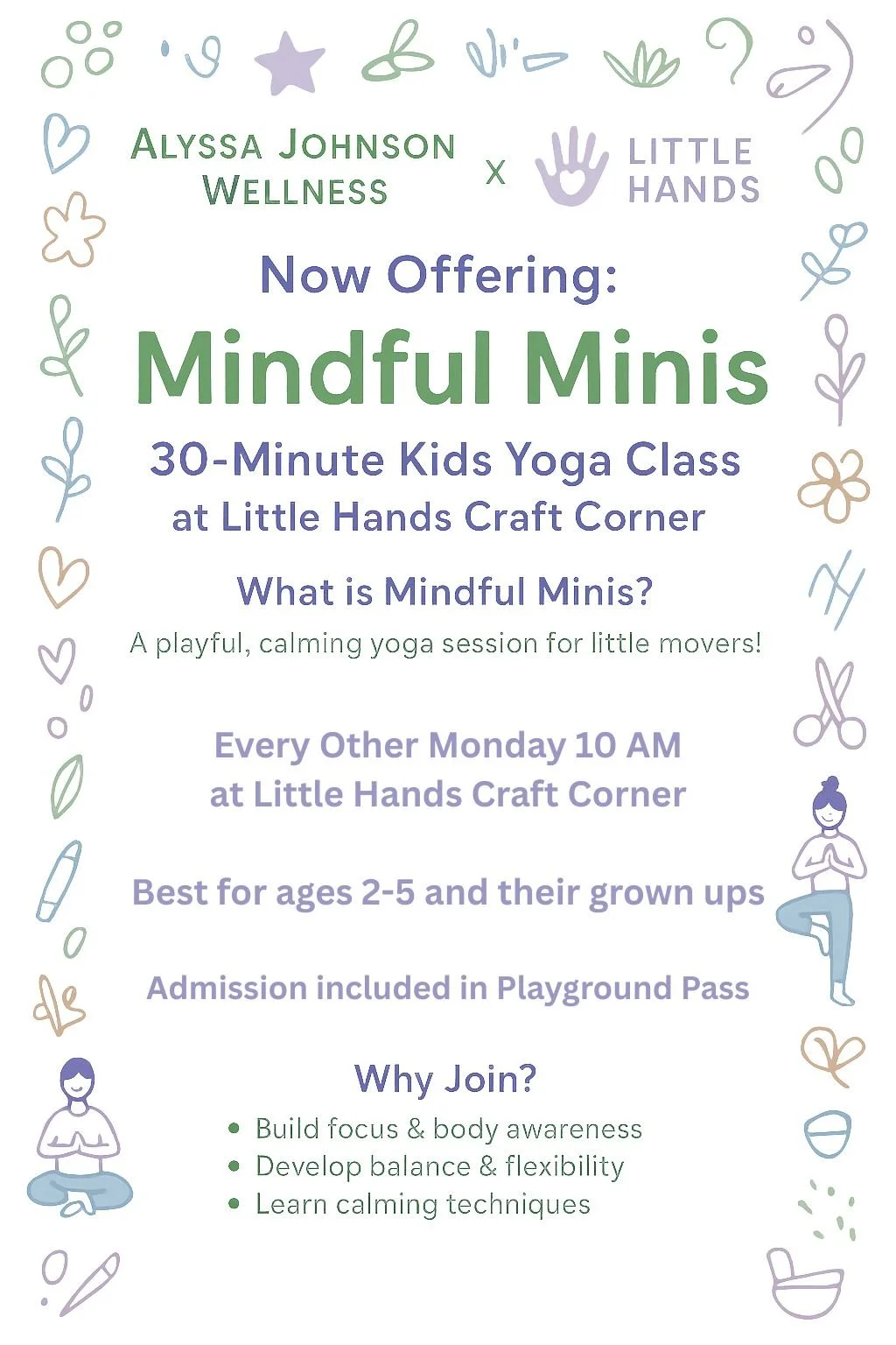 Mindful Minis- 30 Minute Kids Yoga Class