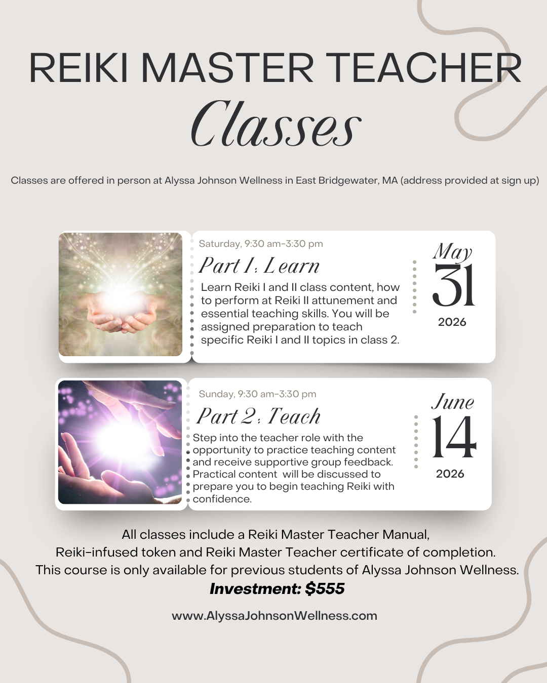 Reiki Master Teacher Training